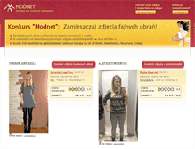 Tablet Screenshot of modnet.pl
